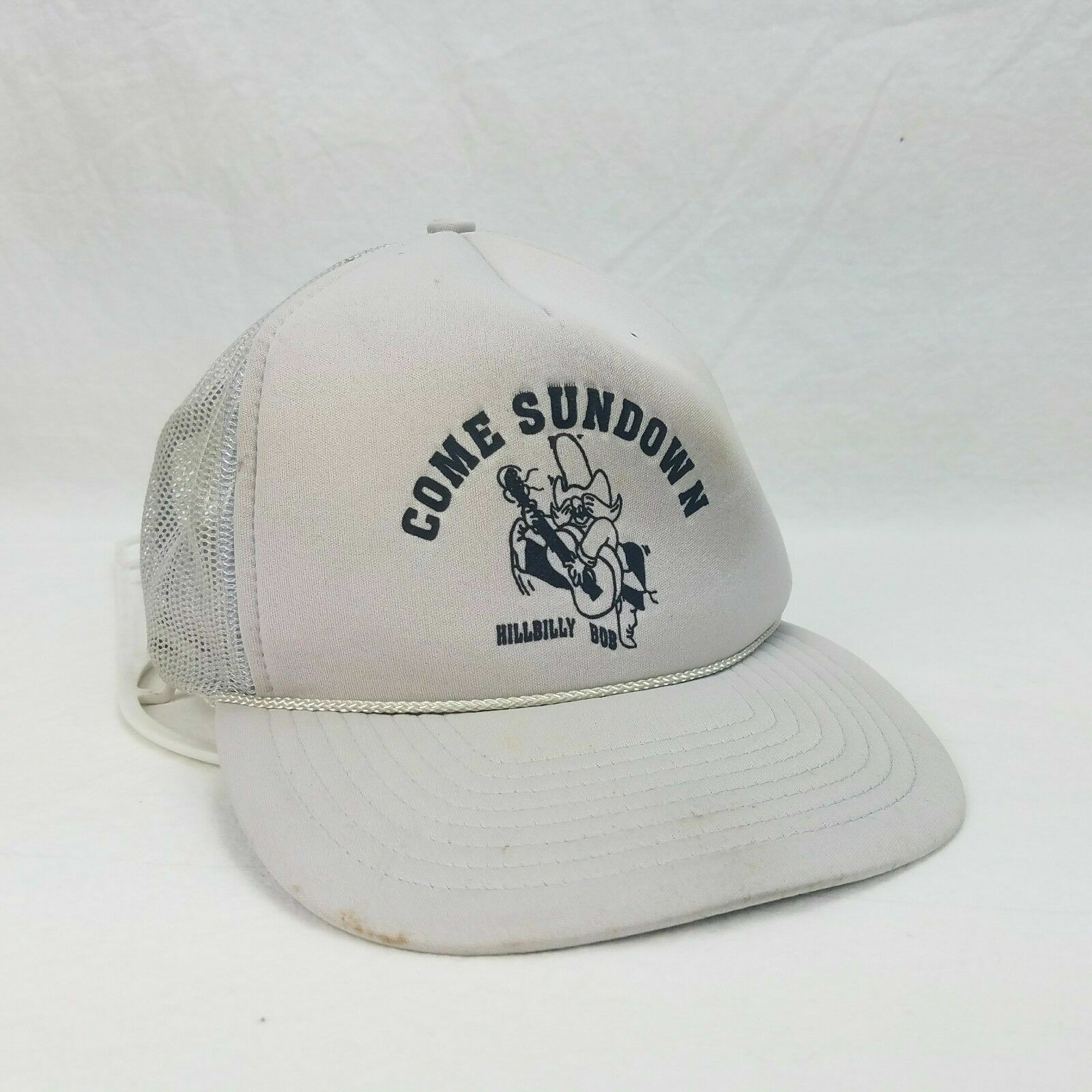 Vintage Come Sundown Hillbilly Bob Trucker Hat Mesh Cap One Size