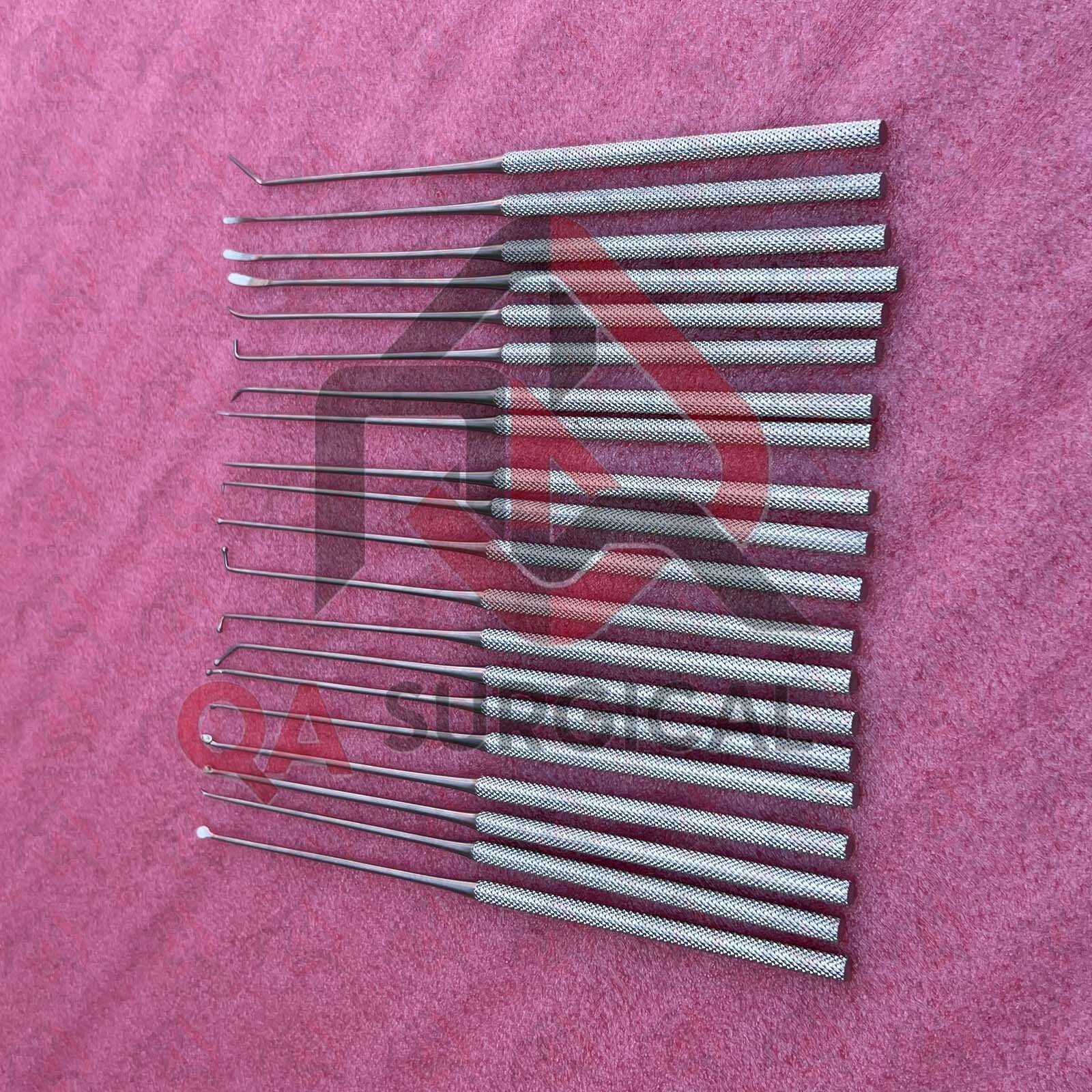 New Micro Dissector Expanded 20 PCs Set, Neurosurgery Set