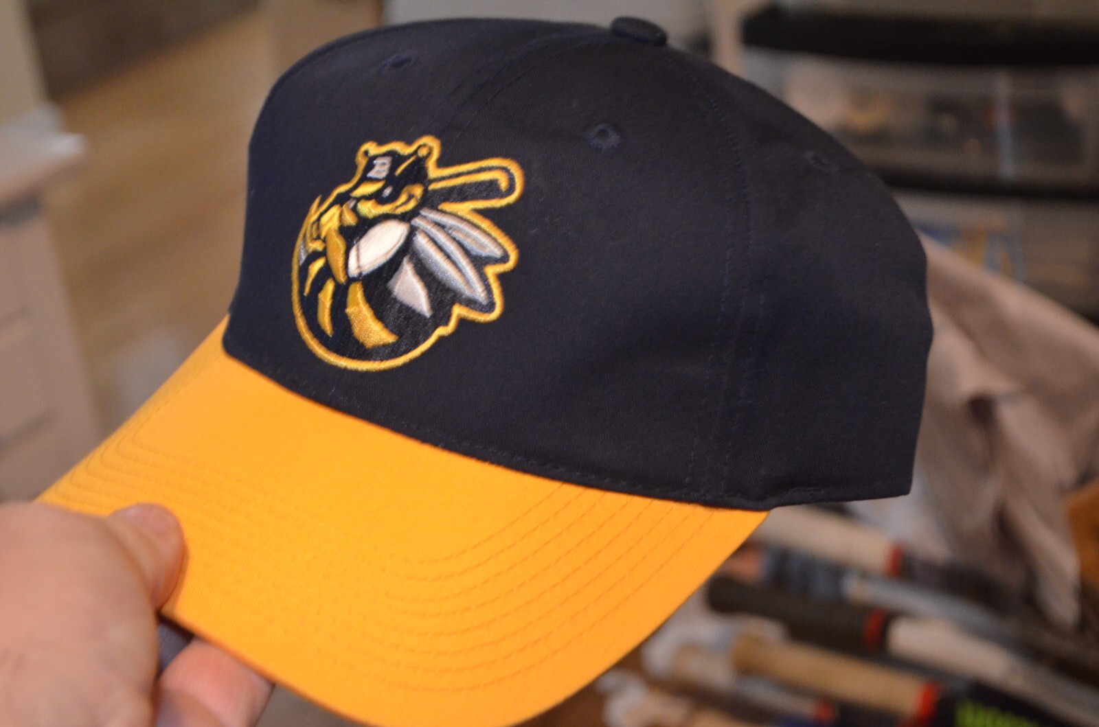 Burlington Bees Baseball Hat Cap - Adjustable - Minor League Baseball - NWOT