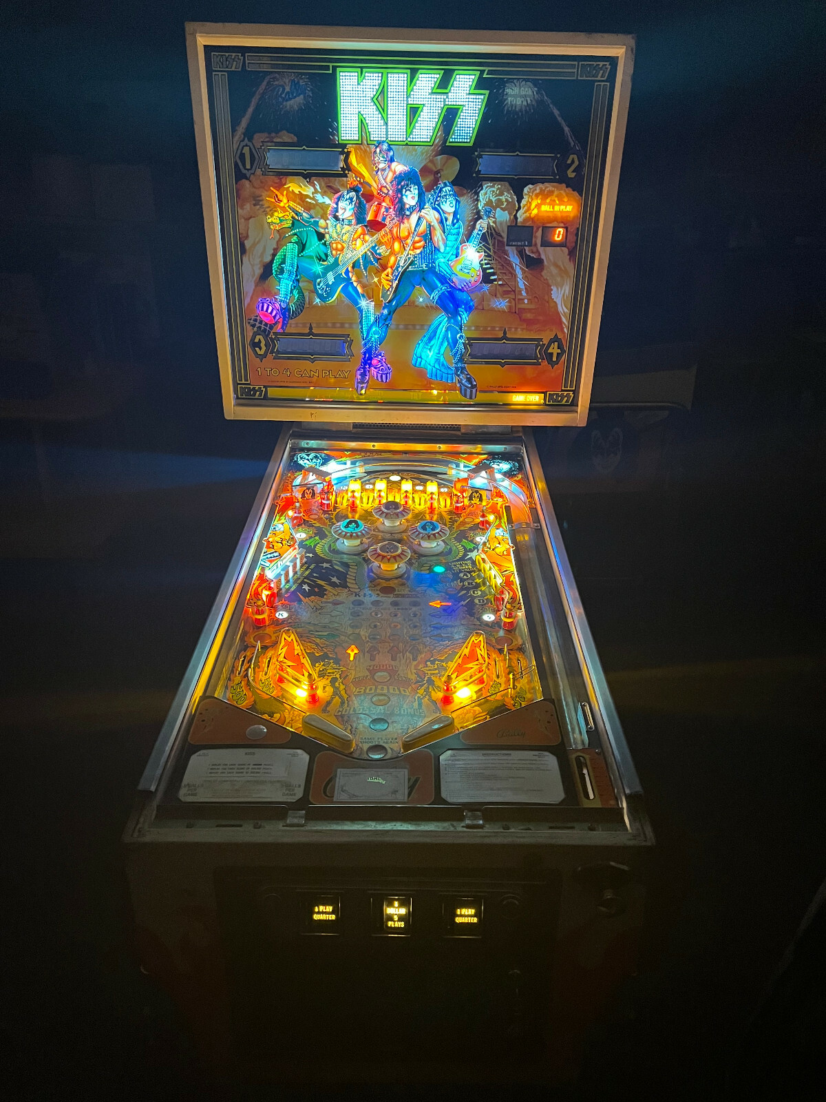 KISS - NON GHOSTING Lighting Kit custom SUPER BRIGHT PINBALL LED KIT