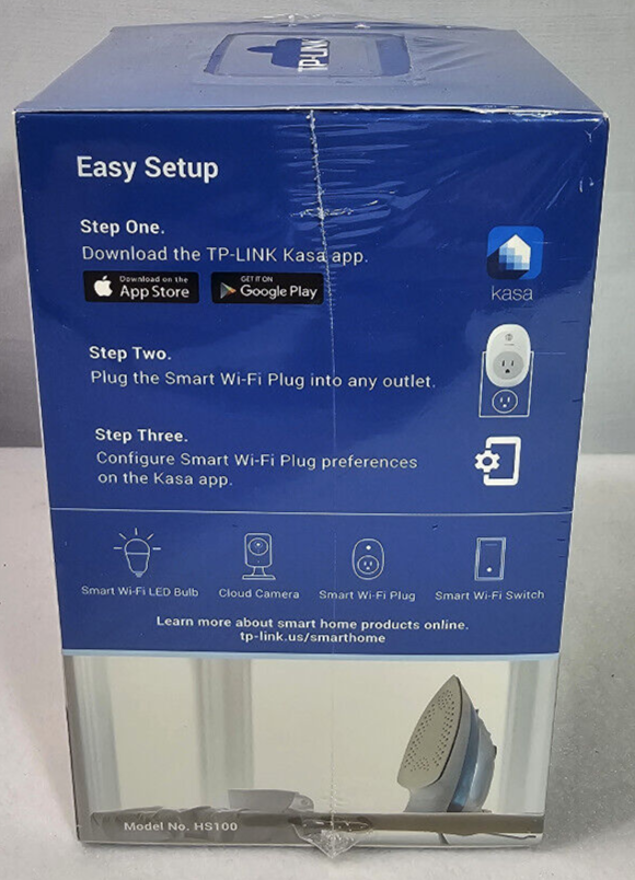 TP-LINK Smart Wi-Fi Plug HS100 White - New in Box, Sealed