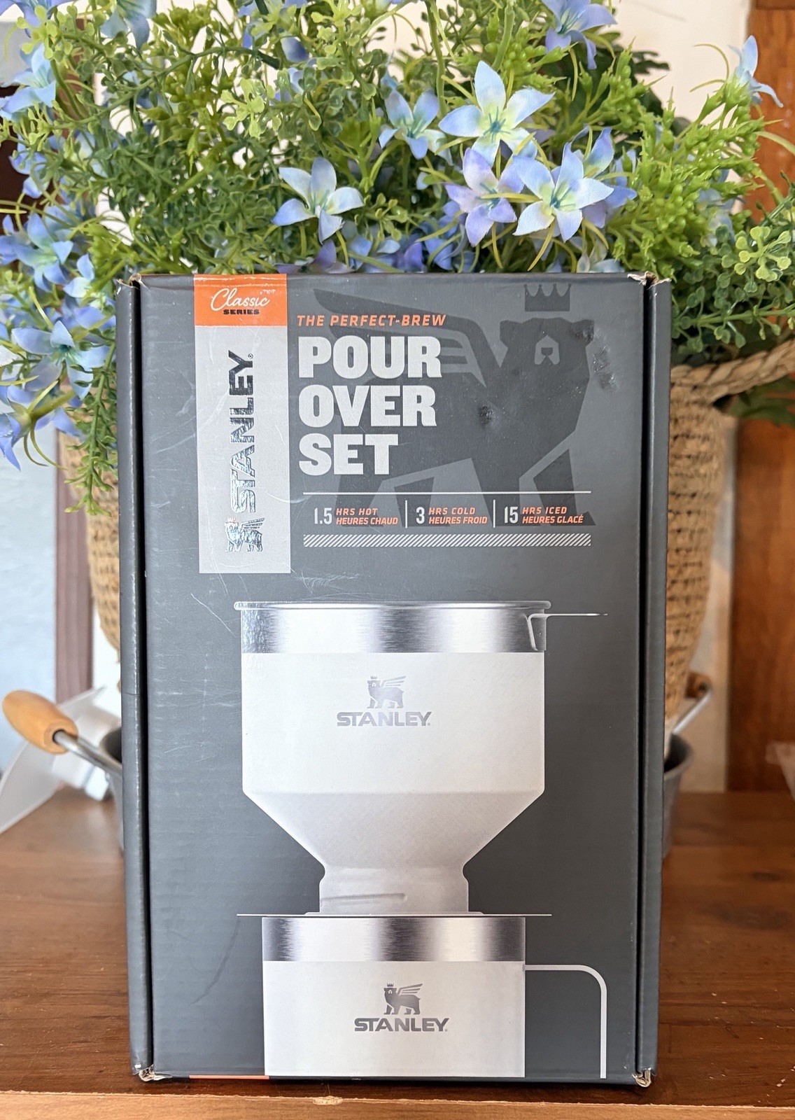 Stanley Perfect Brew Pour Over Coffee Maker Set In White