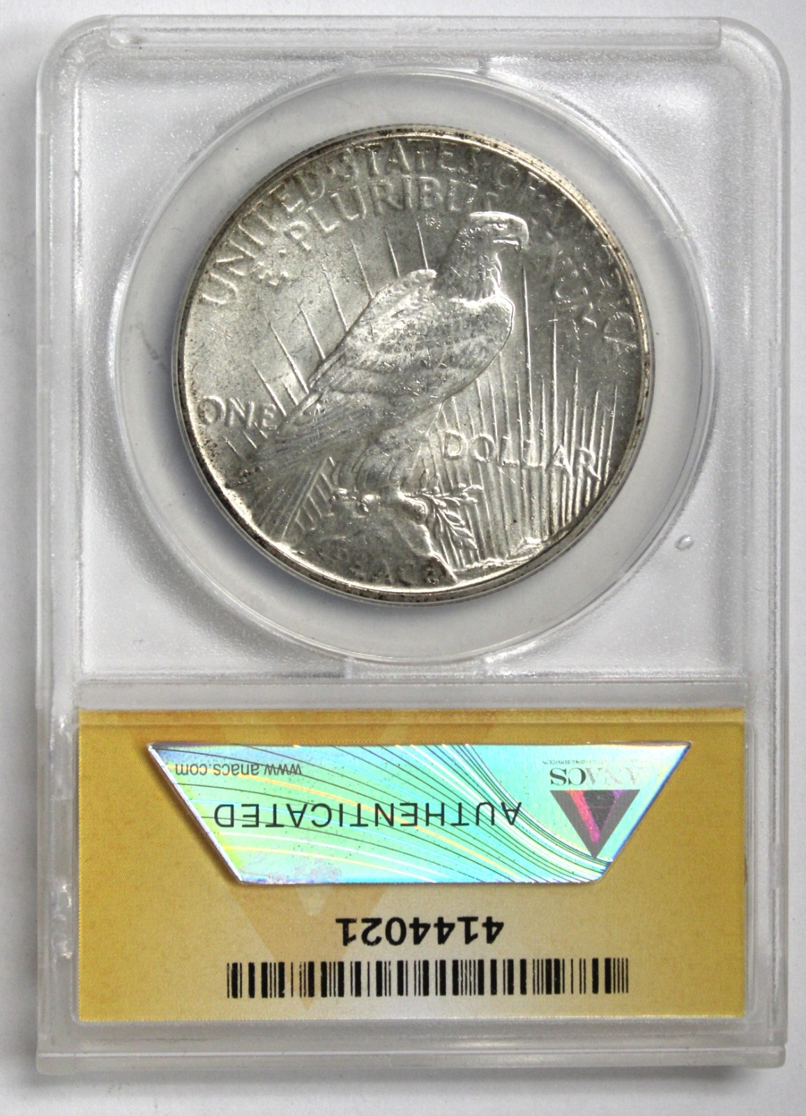 1927 Peace Dollar - ANACS MS623!!
