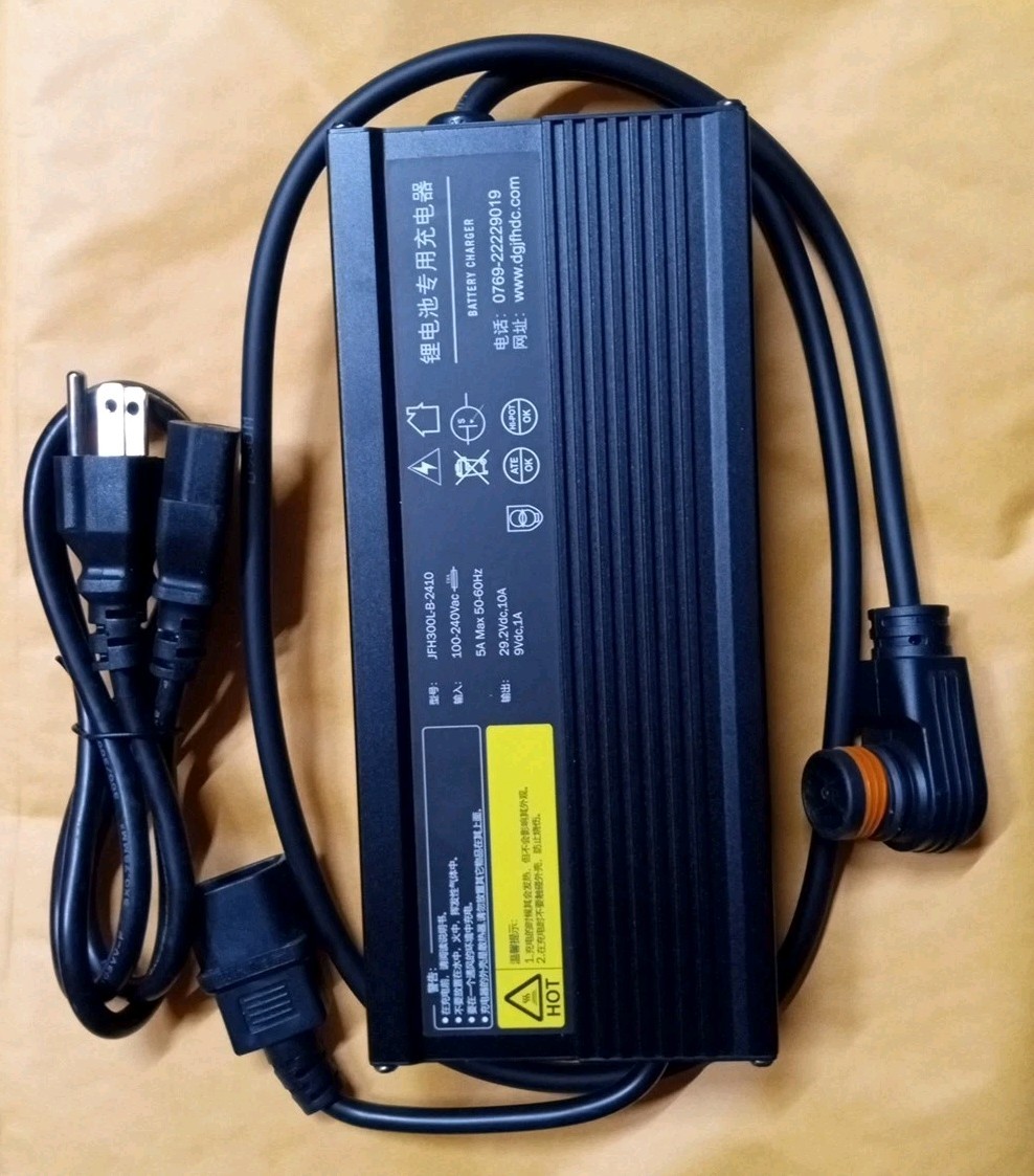 🔥24V 10A Lithium Battery Charger for NOBLIFT EDGE PTE15N Electric Pallet Truck