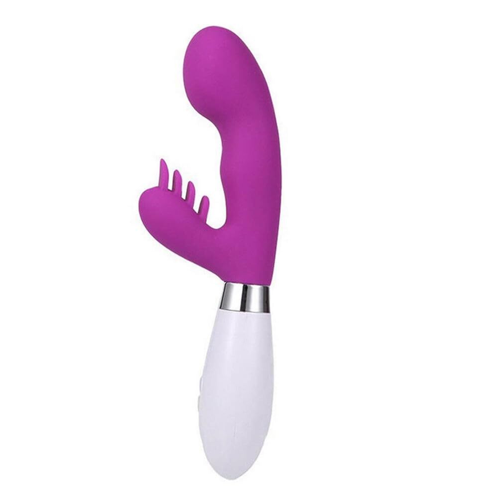 G-Spot Rabbit Vibrator with 4 Tickler Stimulator 10 Speed Sex Toy for Women