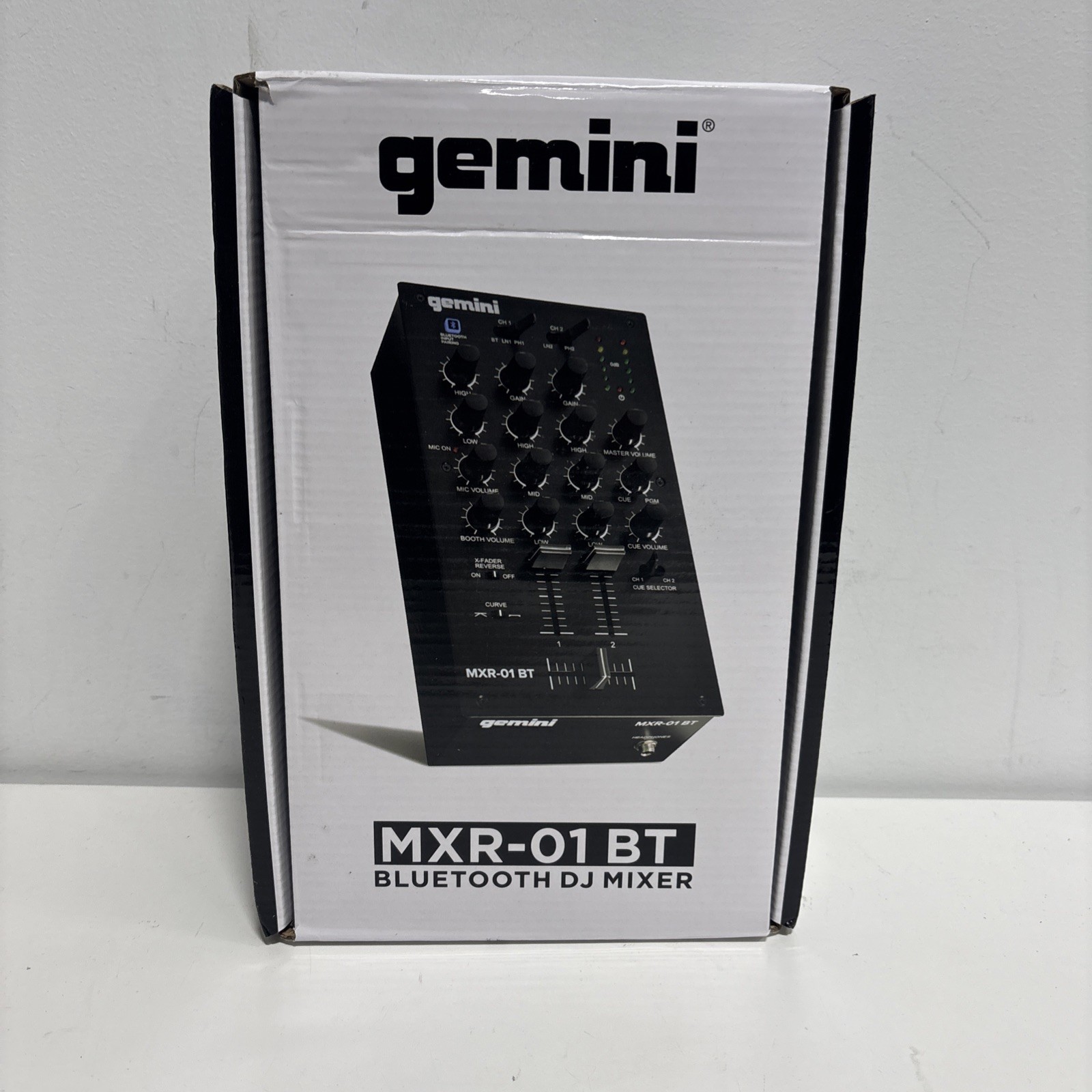 Gemini Audio Equipment MXR-01BT 2-Channel Professional Mixers Bluetooth Input DJ