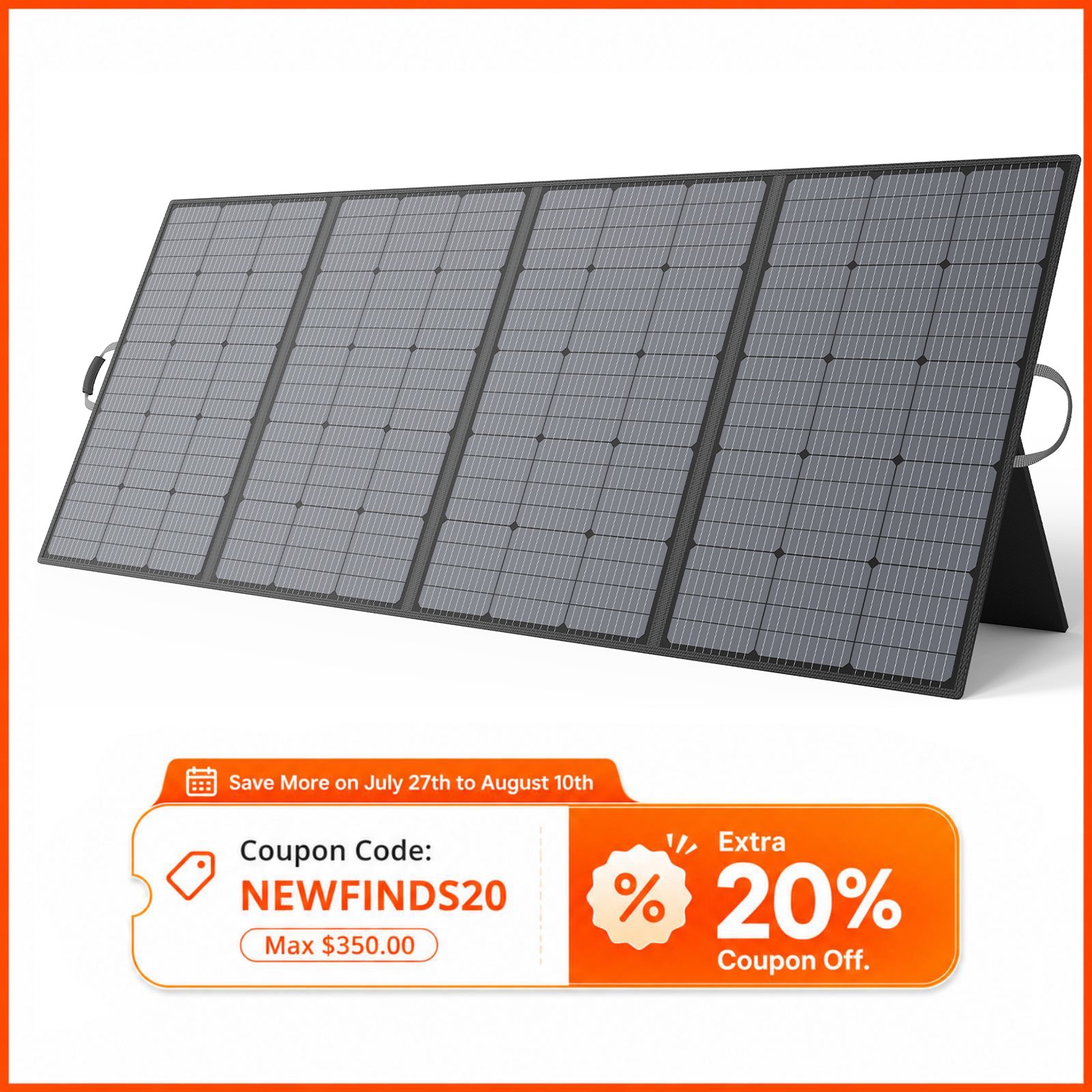 Portable Solar Panel 60W 110W 220W 400W for Ecoflow Jackery Anker Power Station