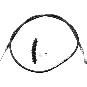 DS High Efficiency Black Vinyl Clutch Cable 64-11/16in Harley Dyna Conv 94-00