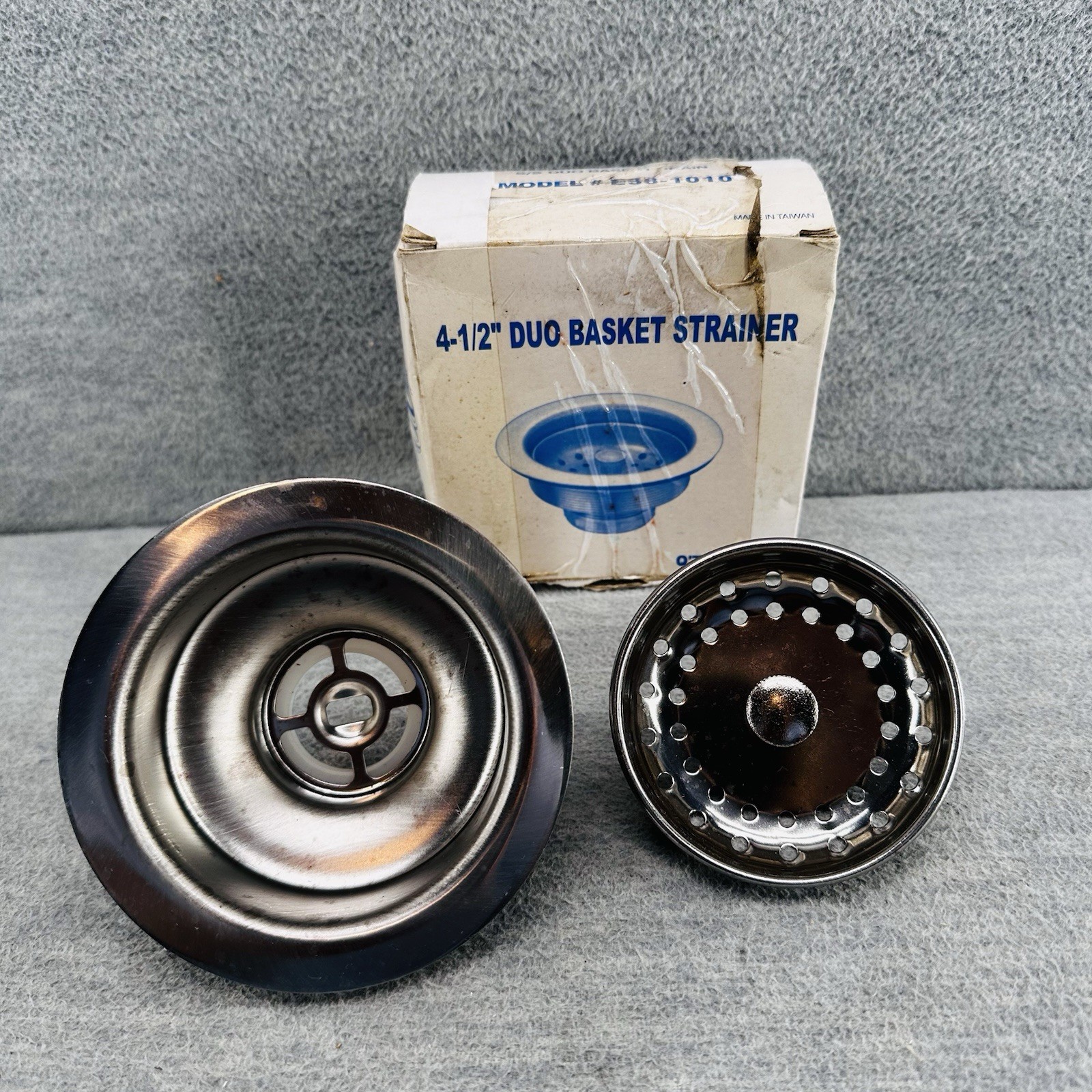 S/S E38-1010 - 4-1/2" Duo Basket Strainer C4
