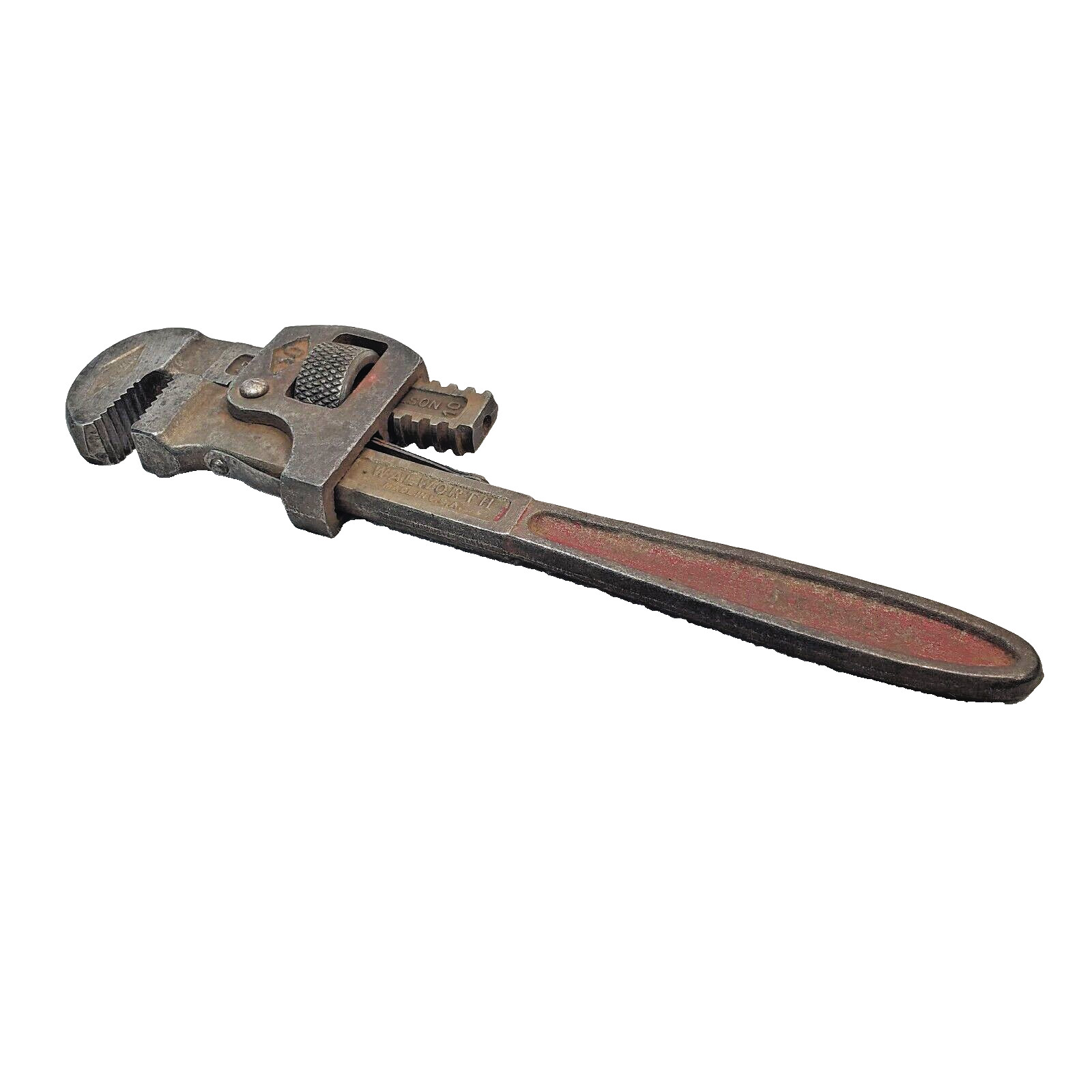 Vintage Walworth Stillson No 10 Adjustable Metal Pipe Wrench Made In USA