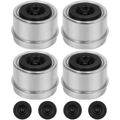 4pcs 1.98" Trailer Axle Wheel Hub Dust Caps, Bearing Center 4PCS 1.98"