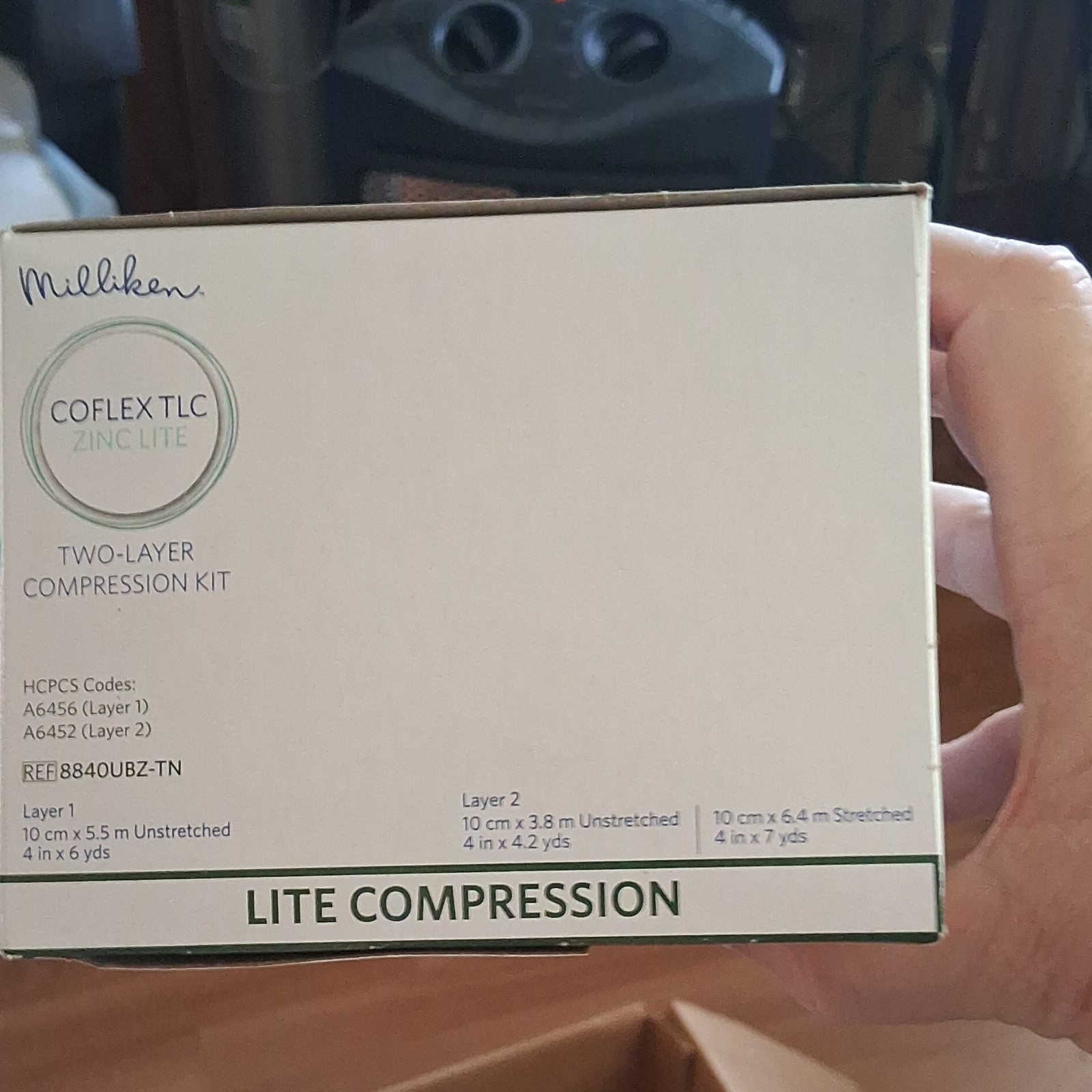 Milliken CoFlex TLC Zinc Lite Two-Layer Compression Kit MPN 8840UBZ-TN