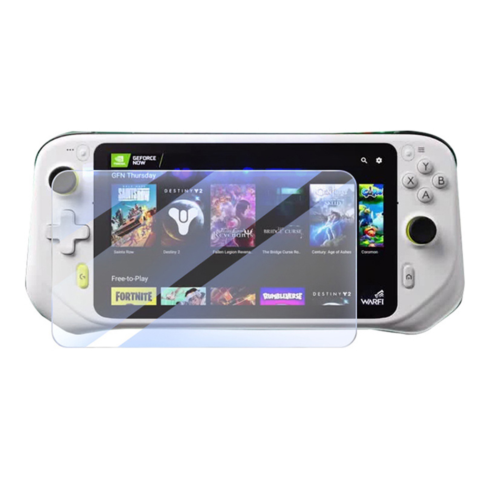 Screen Tempered Film Replacement Part for Logitech Cloud G Handheld Game Console