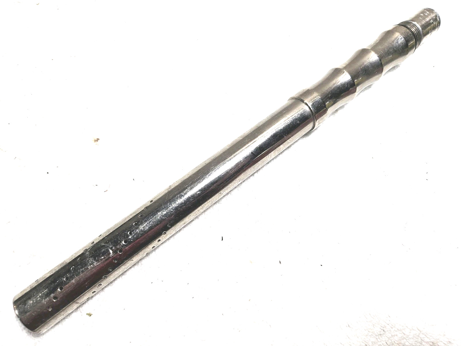 Blemish 32 Degrees 12 Inch Spiral Port Spyder Paintball Gun Nickel Plate Barrel