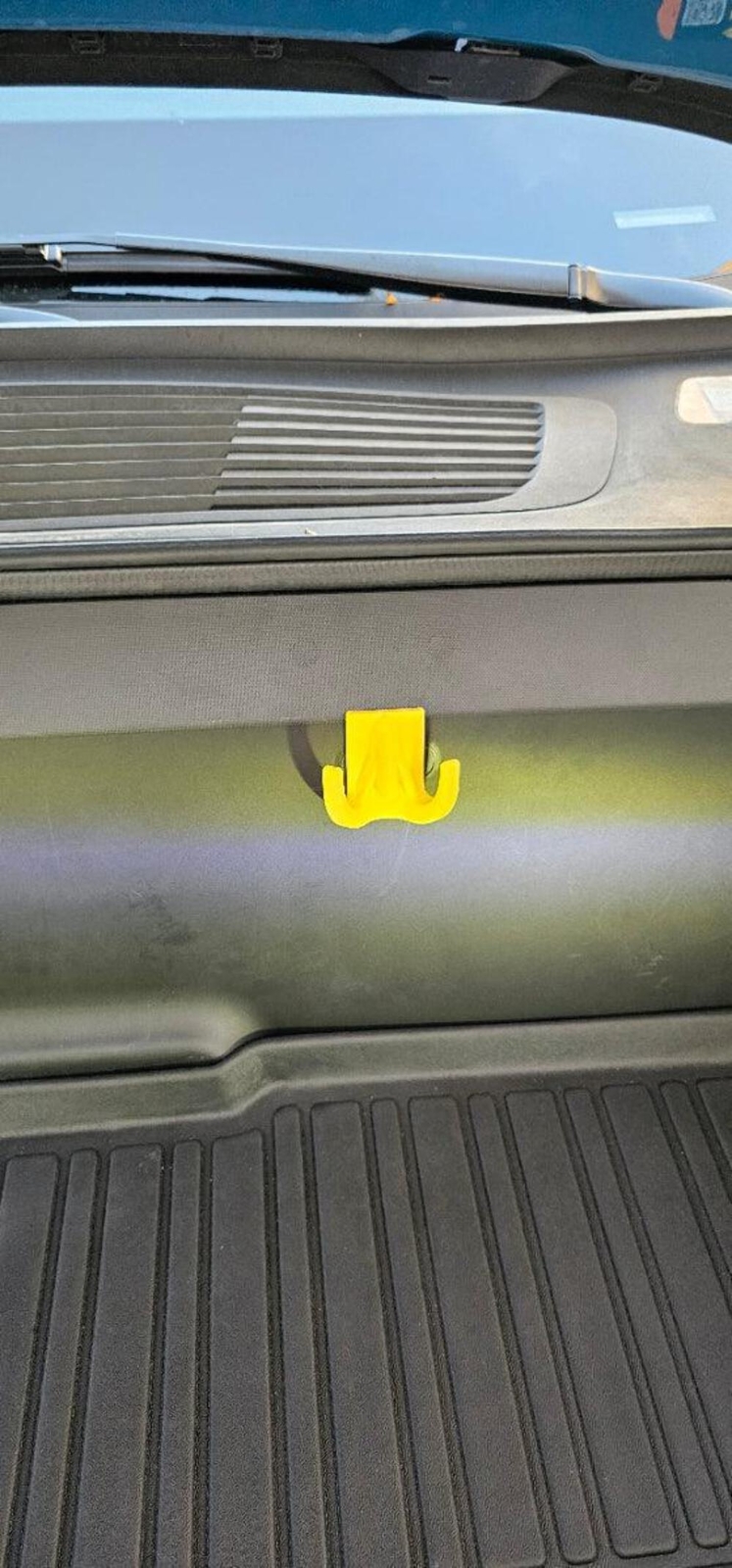 Rivian magnetic "Frunk" hooks