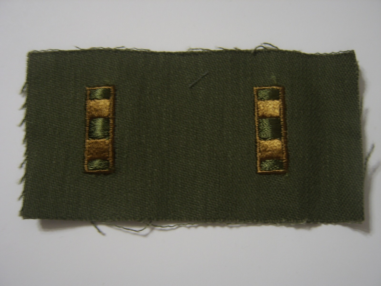 ARMY CWO2 CLOTH INSIGNIA VIETNAM ERA PAIR 1956-1972 SUBDUED :KY21-1