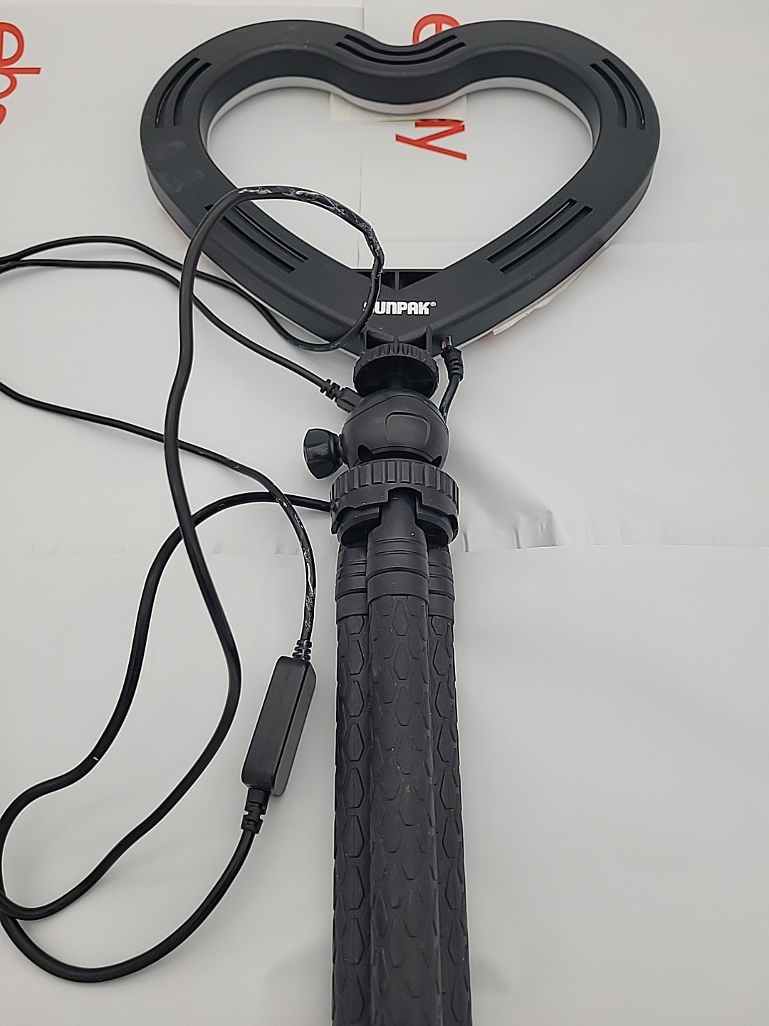 Sunpak - 10" Heart-Shaped Rainbow Vlogging Kit without Bluetooth Remote