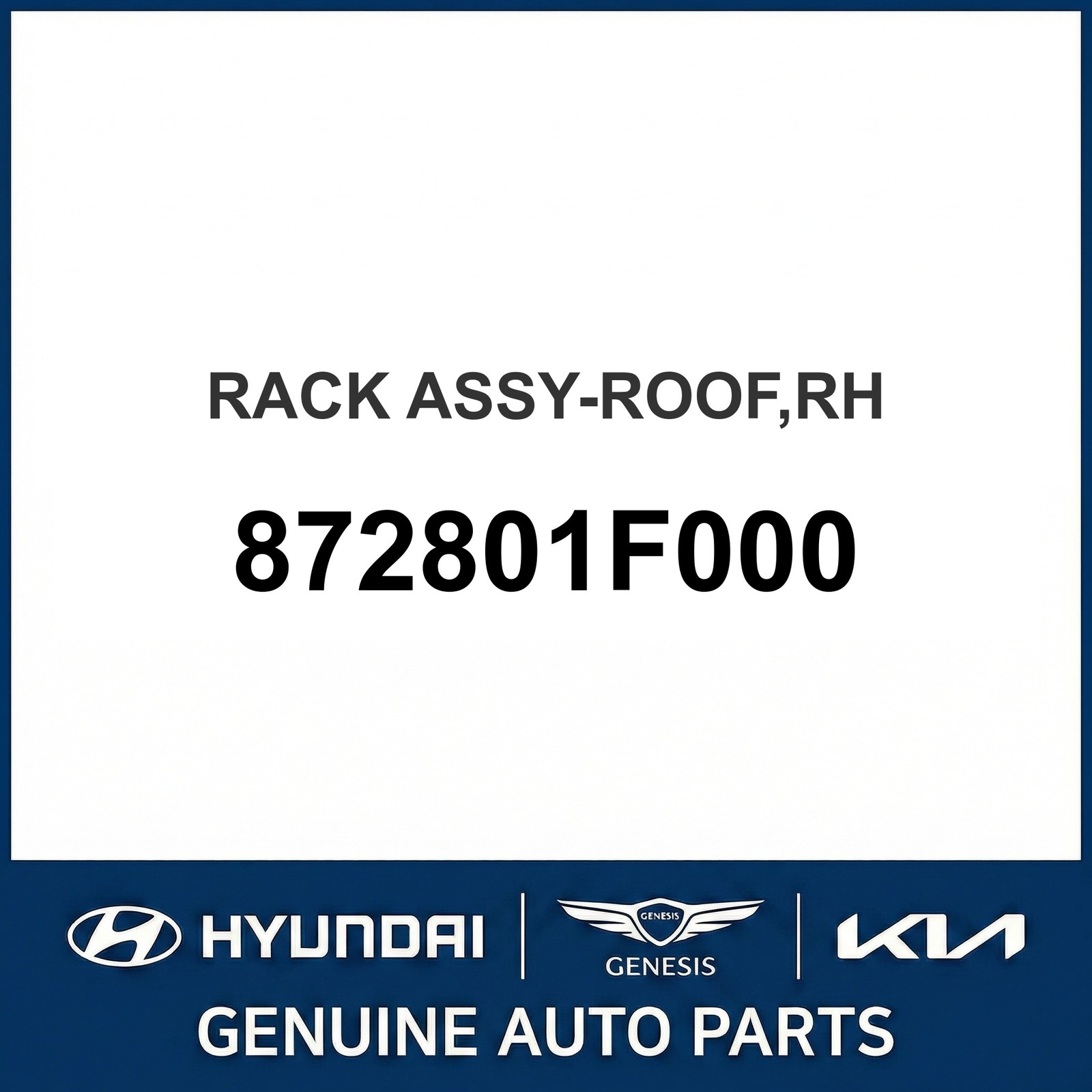2005-2010 Kia Sportage Rack Assembly-Roof OEM New 872801F000