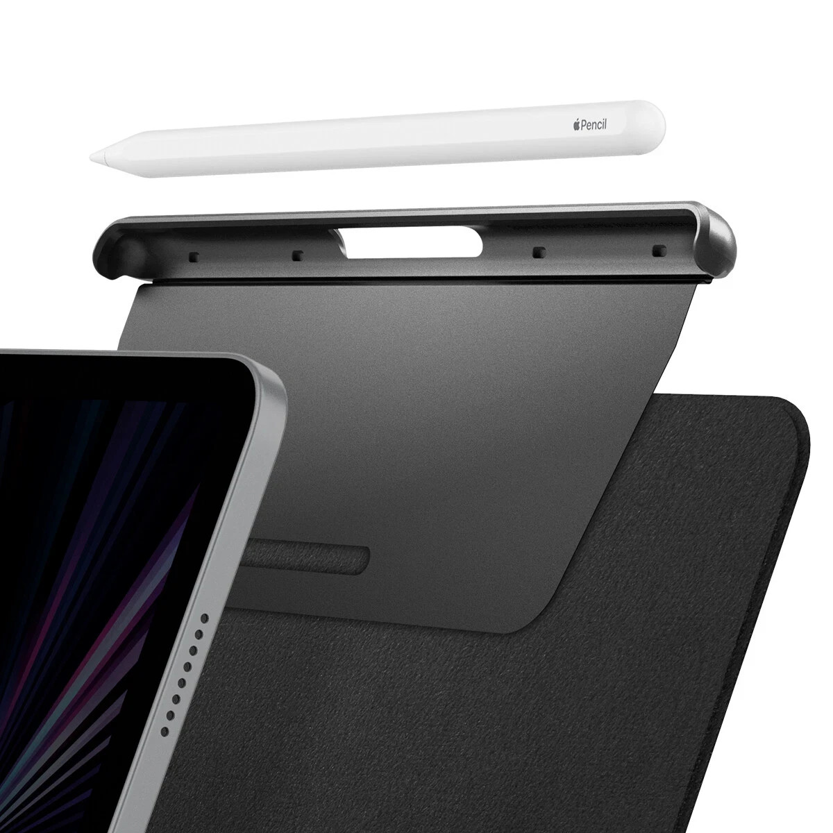 Apple Pencil 2nd Gen Holder | Spigen [DA20] Slim For Magic Keyboard, Smart Folio