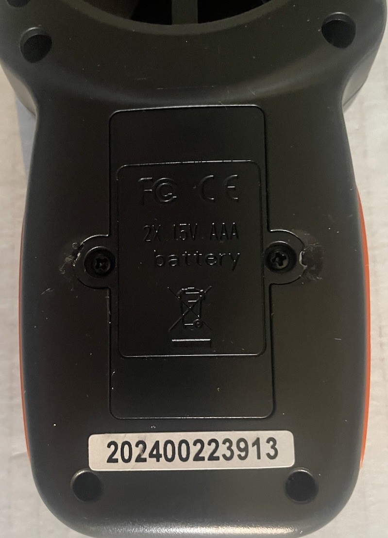 Digital Anemometer