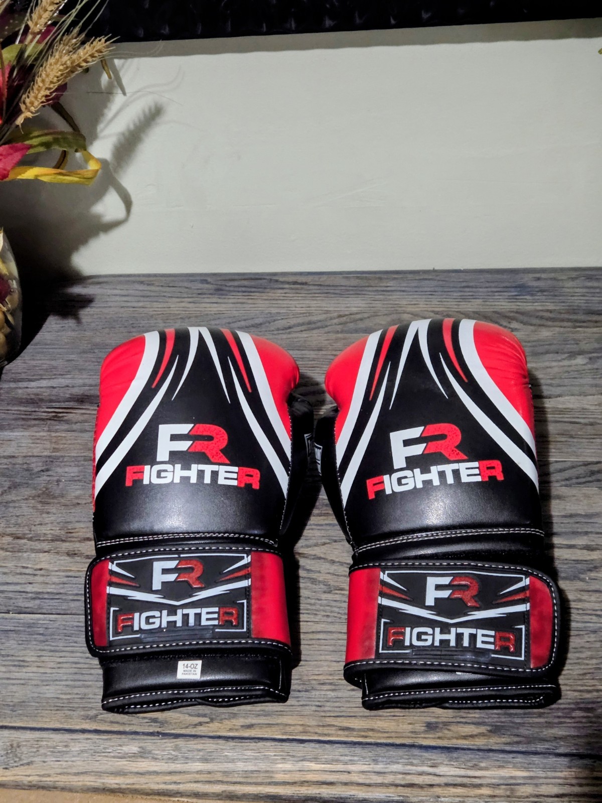 FR Fighter Red & Black Boxing Gloves