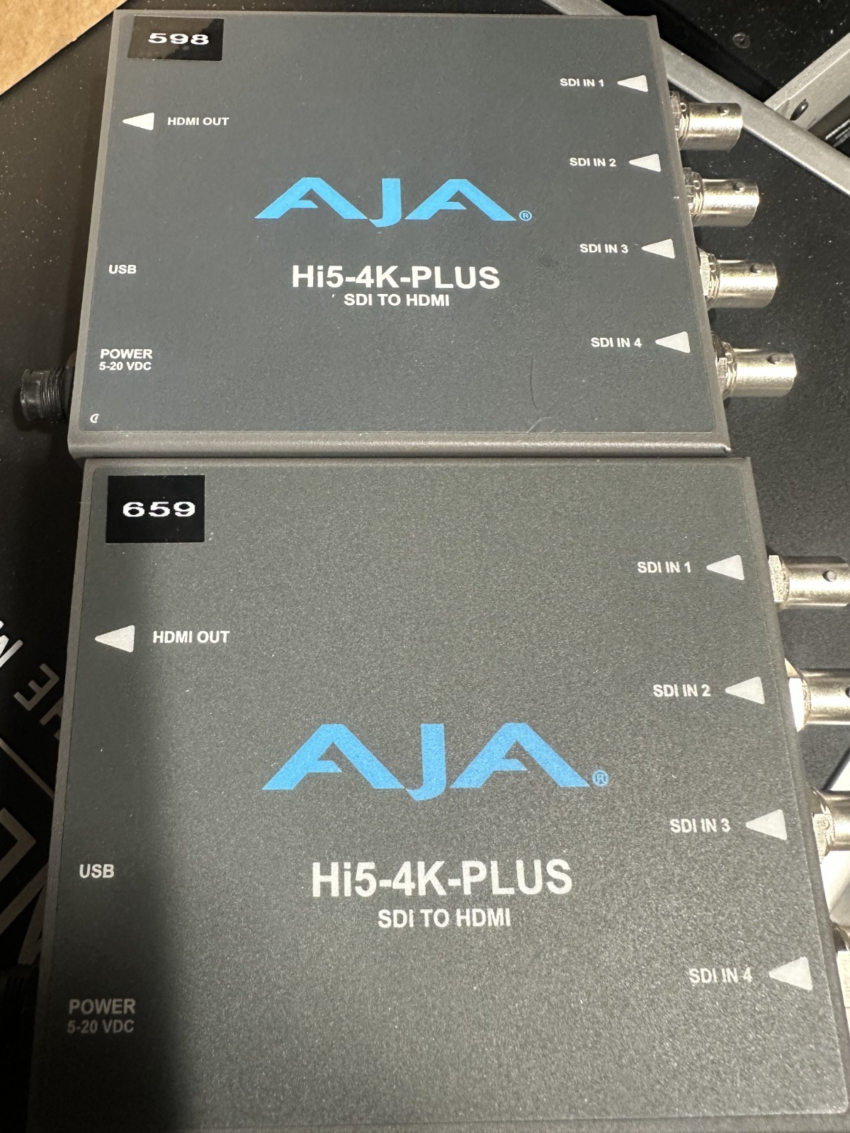 AJA Hi5-4K-Plus Pristine 3G-SDI to HDMI 2.0 Mini-Converter