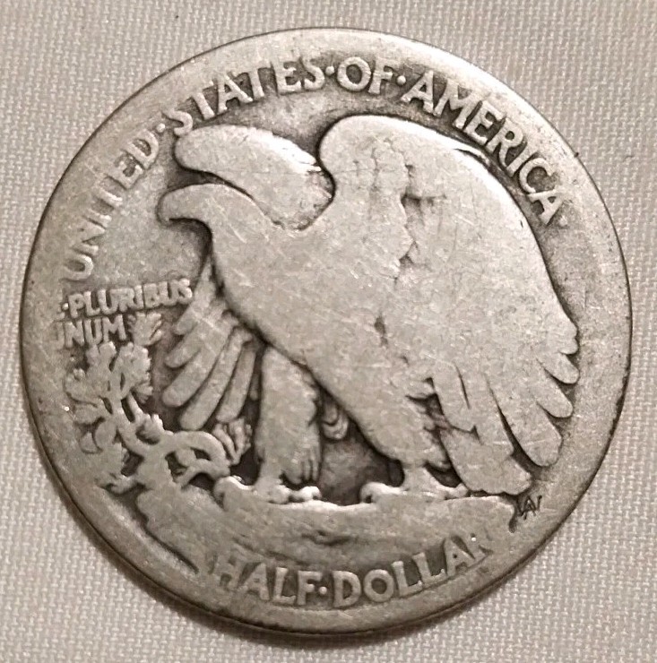 1916 D Walking Liberty Half Dollar