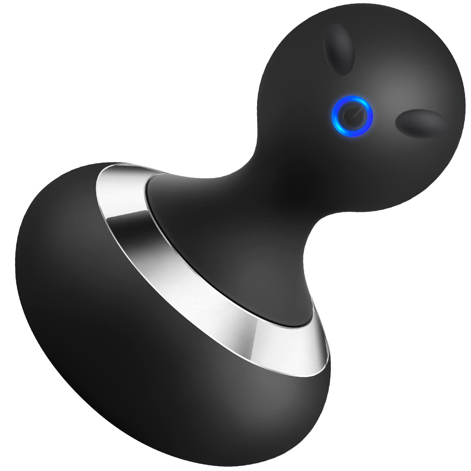 MANFLY Cordless Electric Massager with 10 Powerful Vibrations, Black