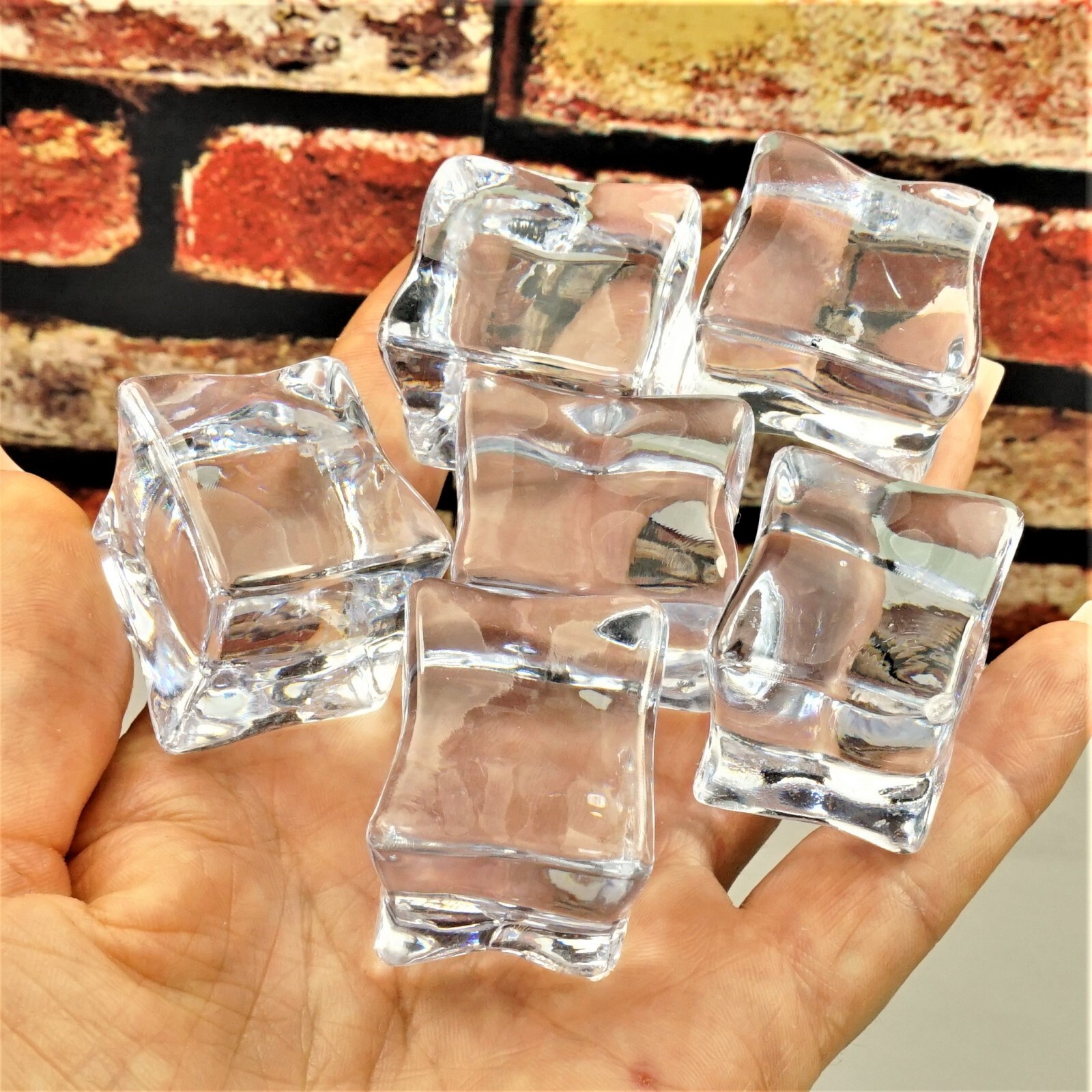 Christmas Decor 30mm Huge Ice Cubes, Holiday Gift Idea, Ready To Gift