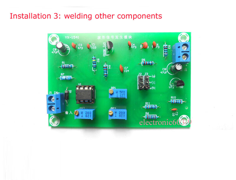 Square Wave Triangle Wave Sine Wave Waveform Signal Generator DIY Kits