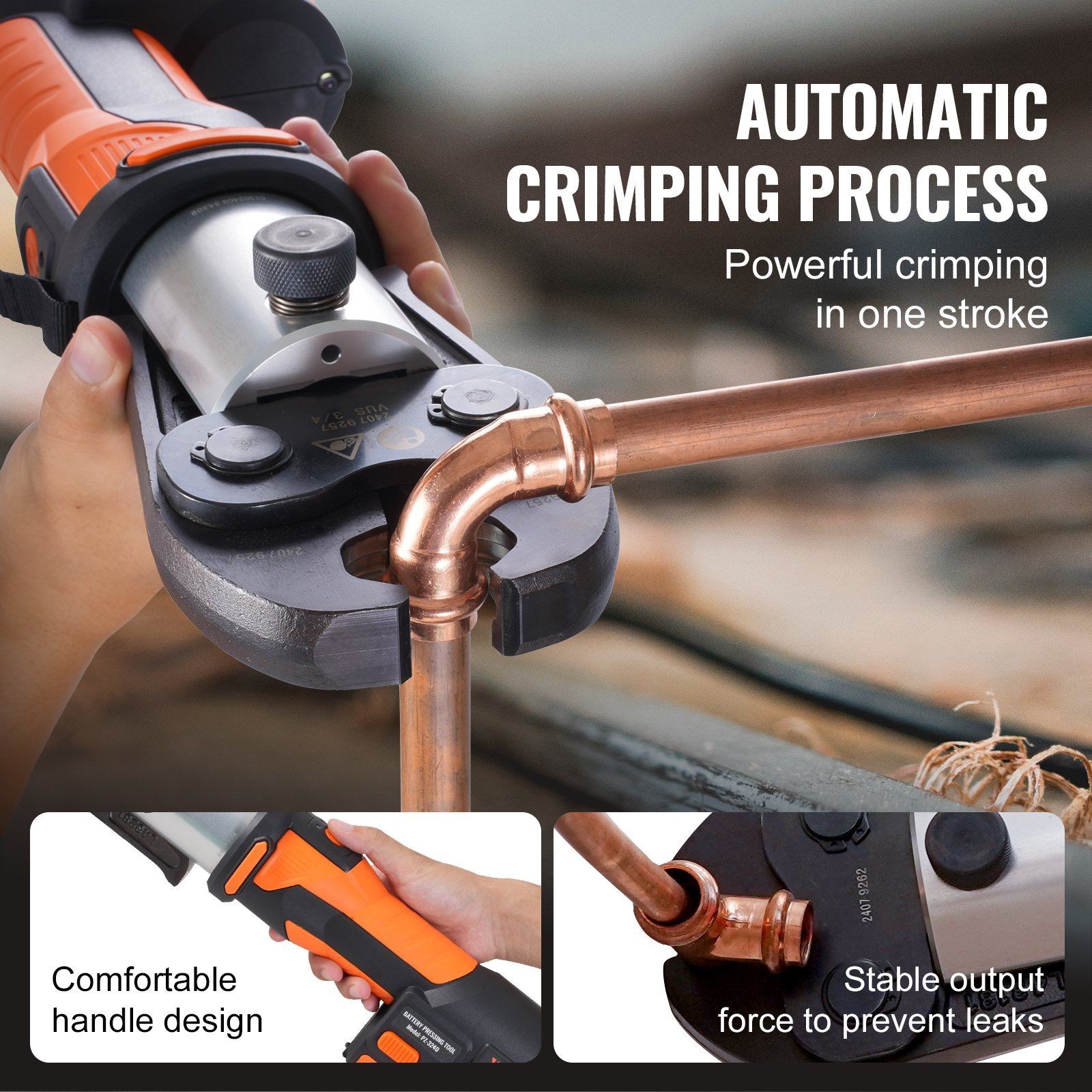Smart Press Tool Kit 6 Jaws Battery-Driven Crimping System Professional