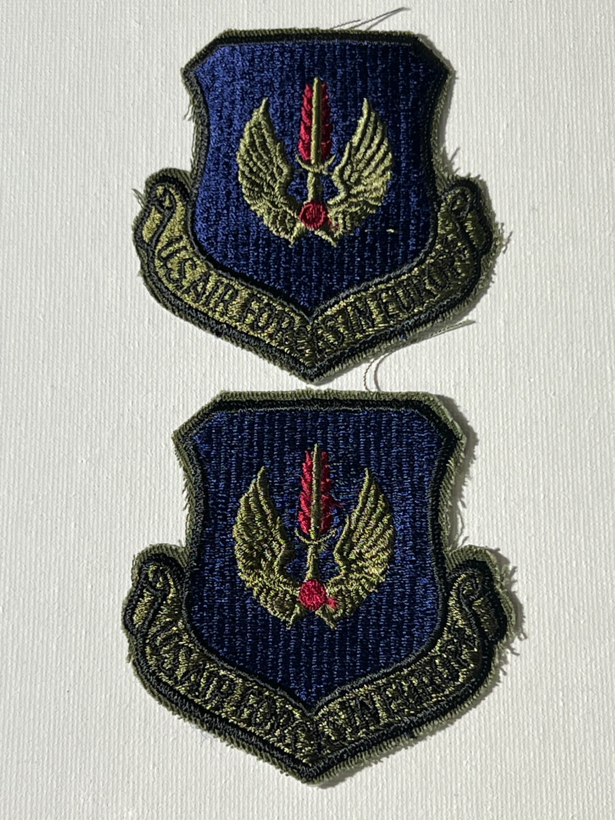 US AIR FORCE ISSUE US AIR FORCES EUROPE PATCHES 2 EACH