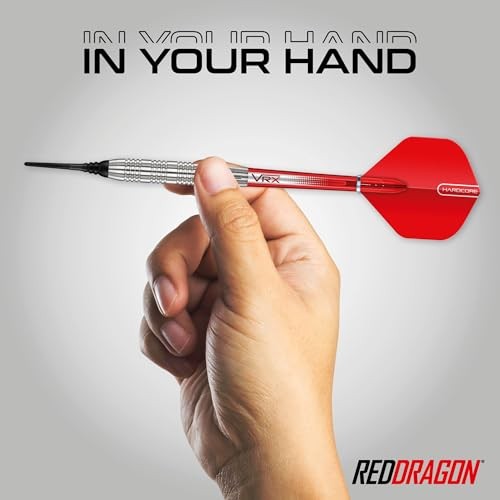 Hell Fire 20g Soft Tip Darts Set - 85% Tungsten Parallel Barrels, Hardcore
