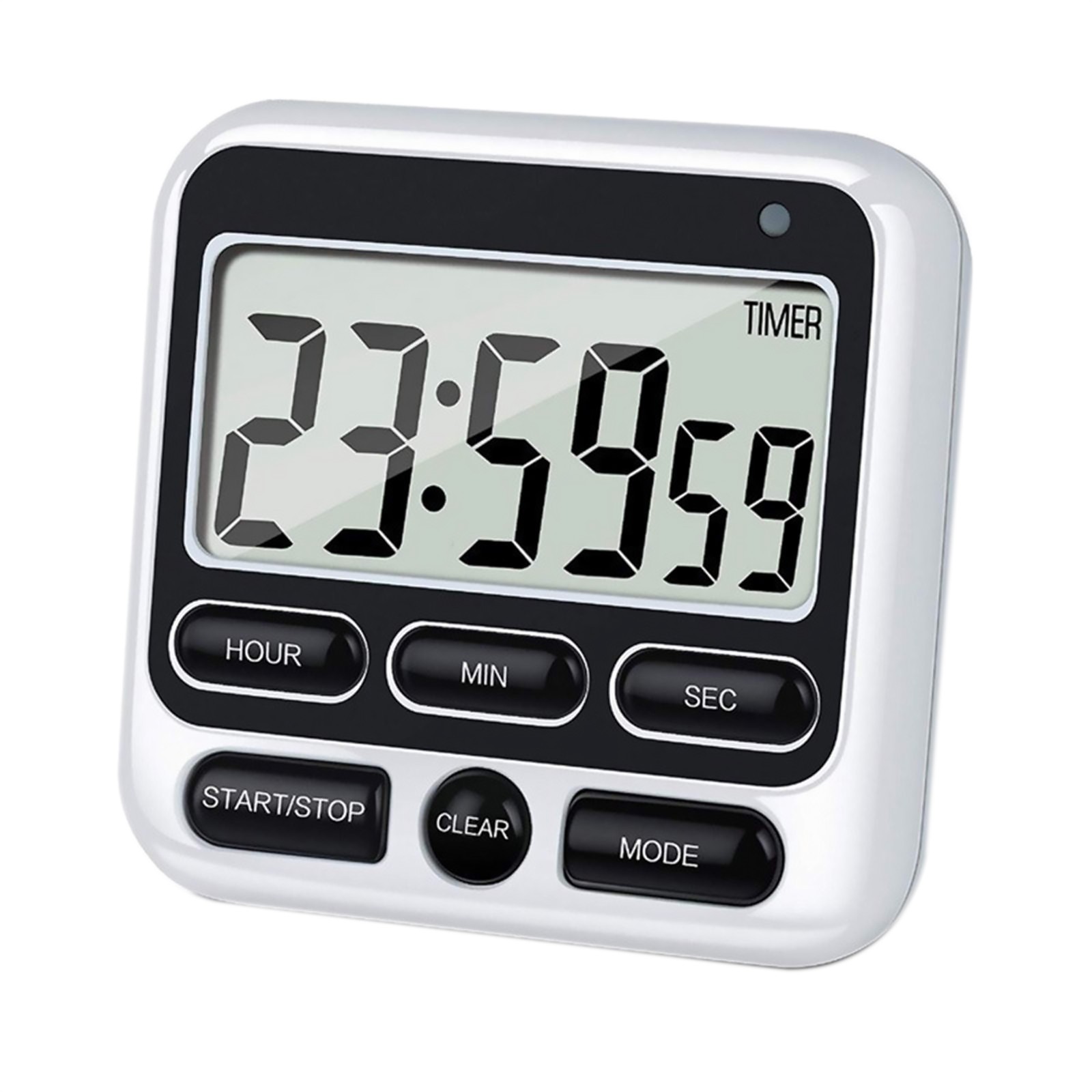 Digital Kitchen Timer 24 Hour Countdown Up Alarm Clock LCD Magnetic Stand Hook