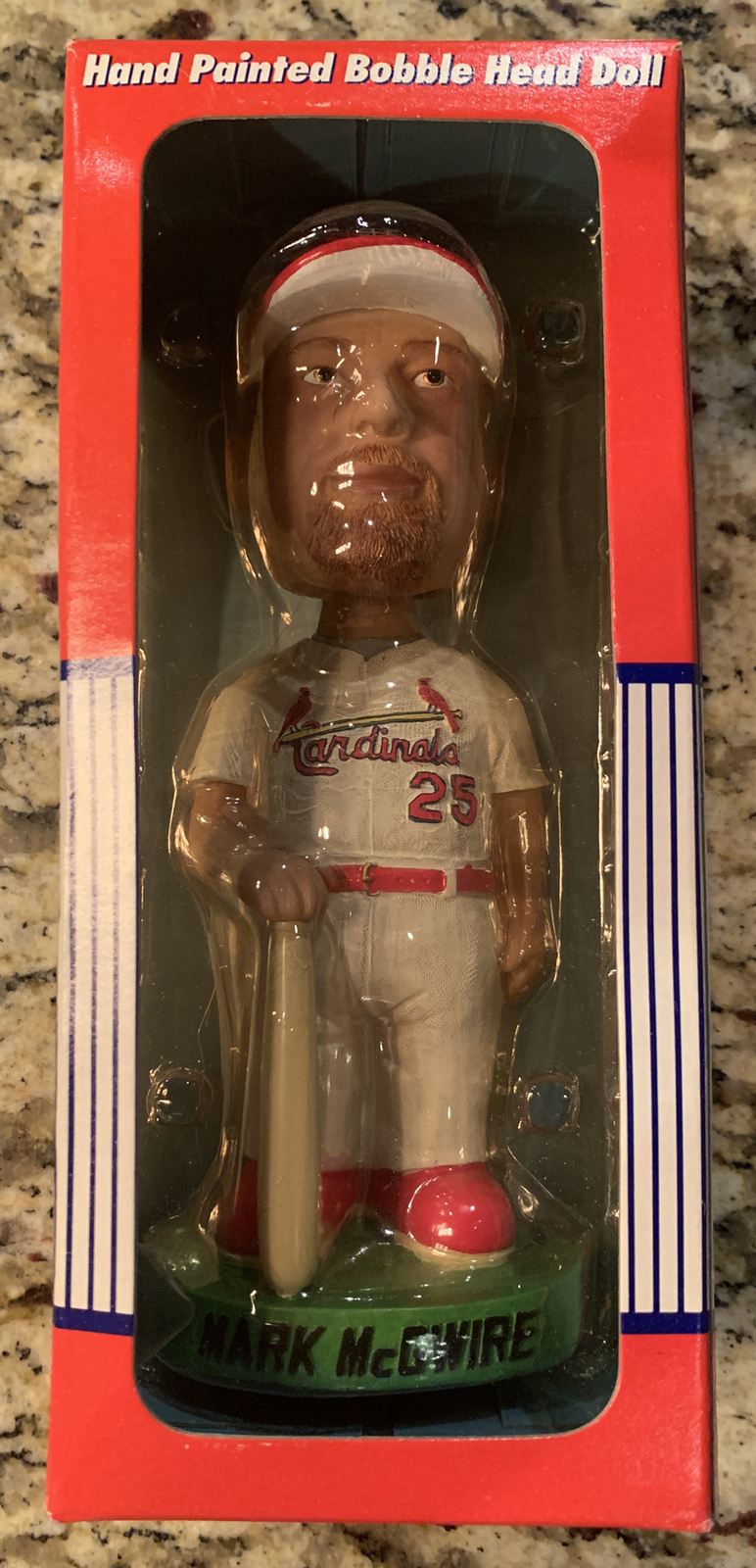 Mark McGwire Bobble Head Cardinals Signature Series Hand Painted - New