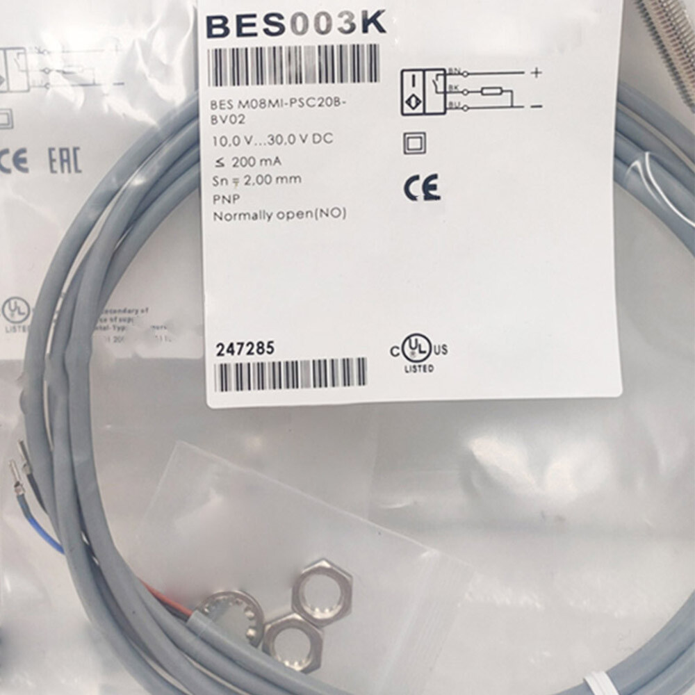 For BES003K BES M08MI-PSC20B-BV02 Inductive Sensor Replacement 10-30VDC - New