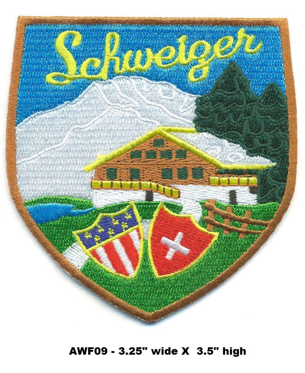 SWISS MOUNTAIN LODGE PATCH - AWF09