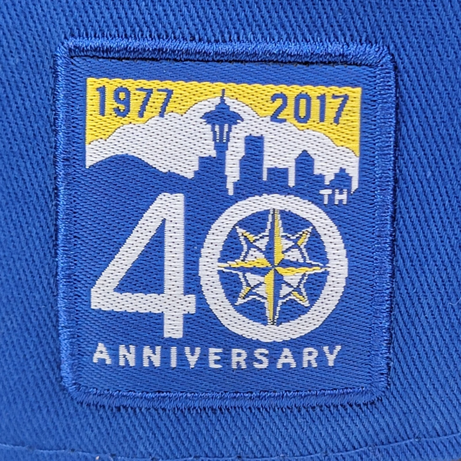Seattle Mariners 40th Anniversary Melonwear Snapback Hat Blue MLB Baseball Cap