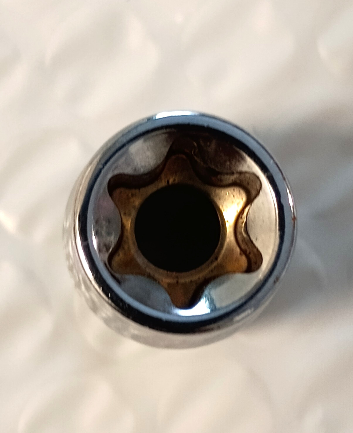 MATCO TOOLS "SILVER EAGLE" SEBRE12, 3/8" DR. E12 INVERTED/RECESSED TORX SOCKET.