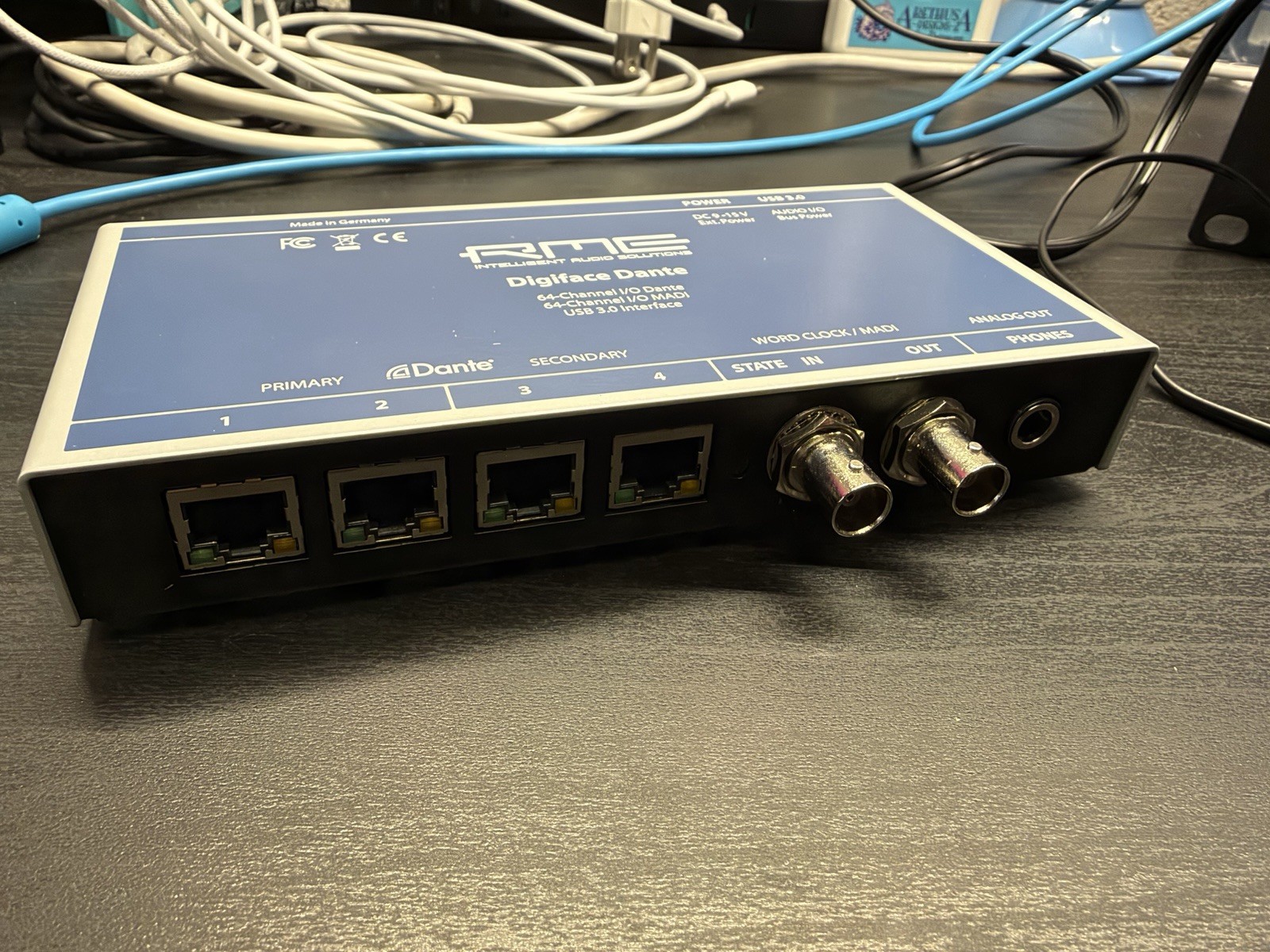 RME DIGIFACE DANTE 256-Ch USB 3.0 Audio Interface with Dante, MADI Coaxial I/O