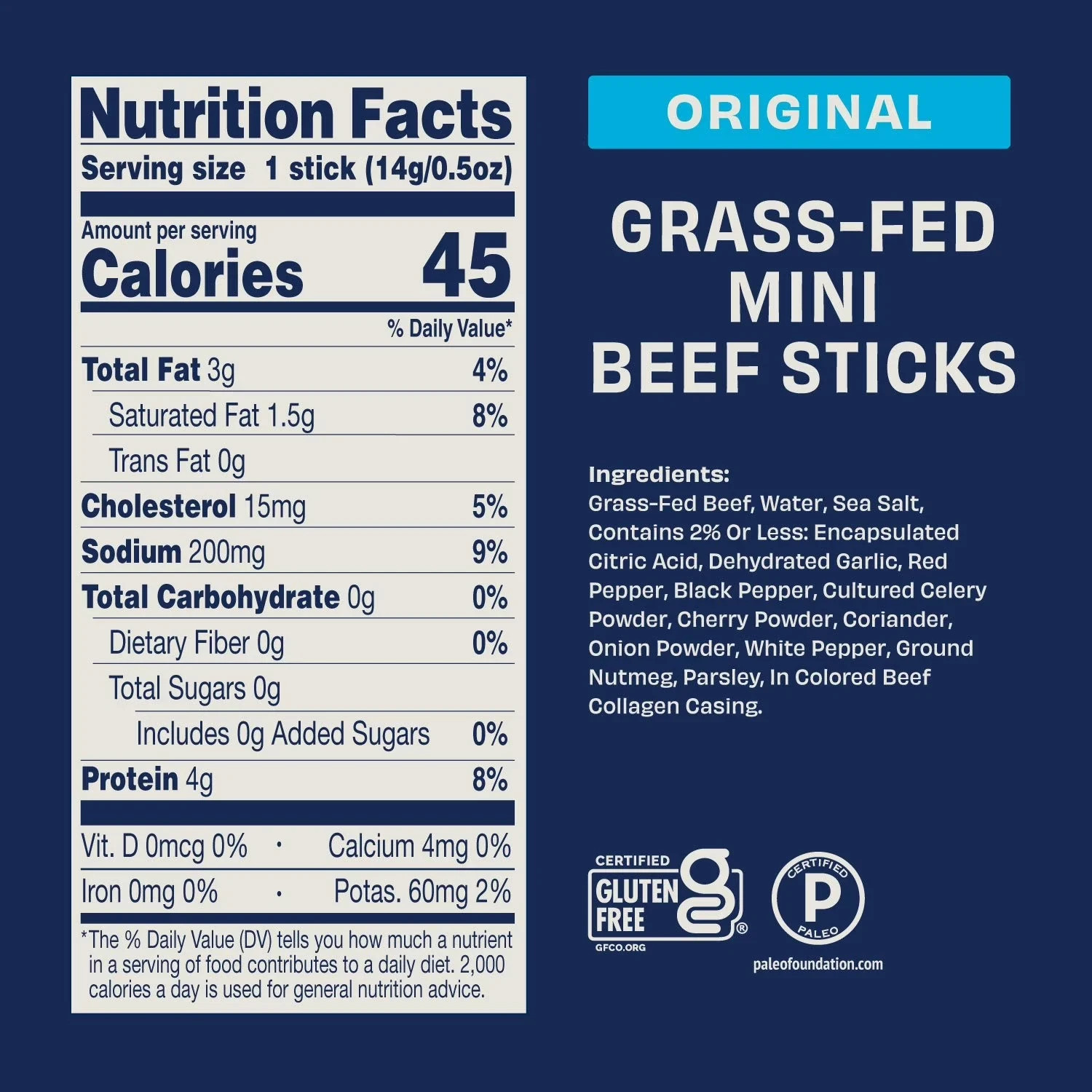 Archer Original Mini Beef Sticks 0.5 oz 24 pk