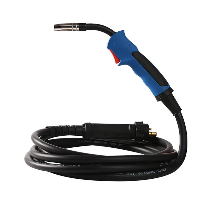 MB-15AK 5m 16.4ft MIG MAG Gun Torches Complete CO2 Euro Connector Welding Torch