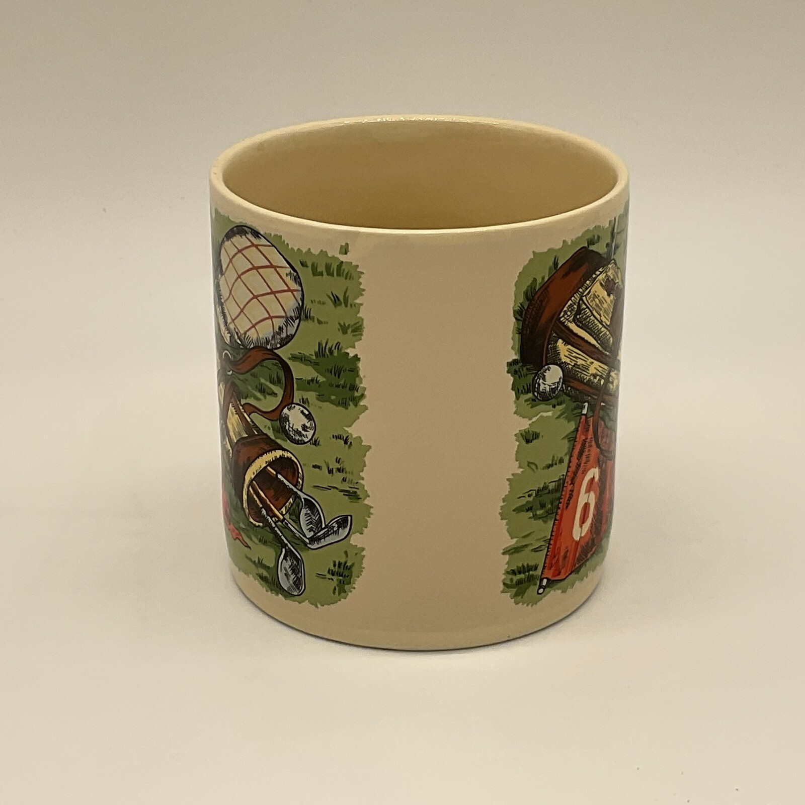 Russ Berrie 6th hole golf coffee mug