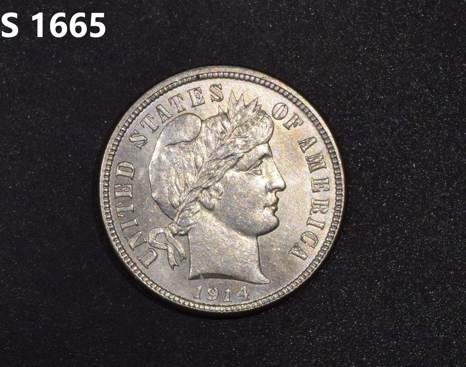 1914-D Barber Dime "VCH BU"