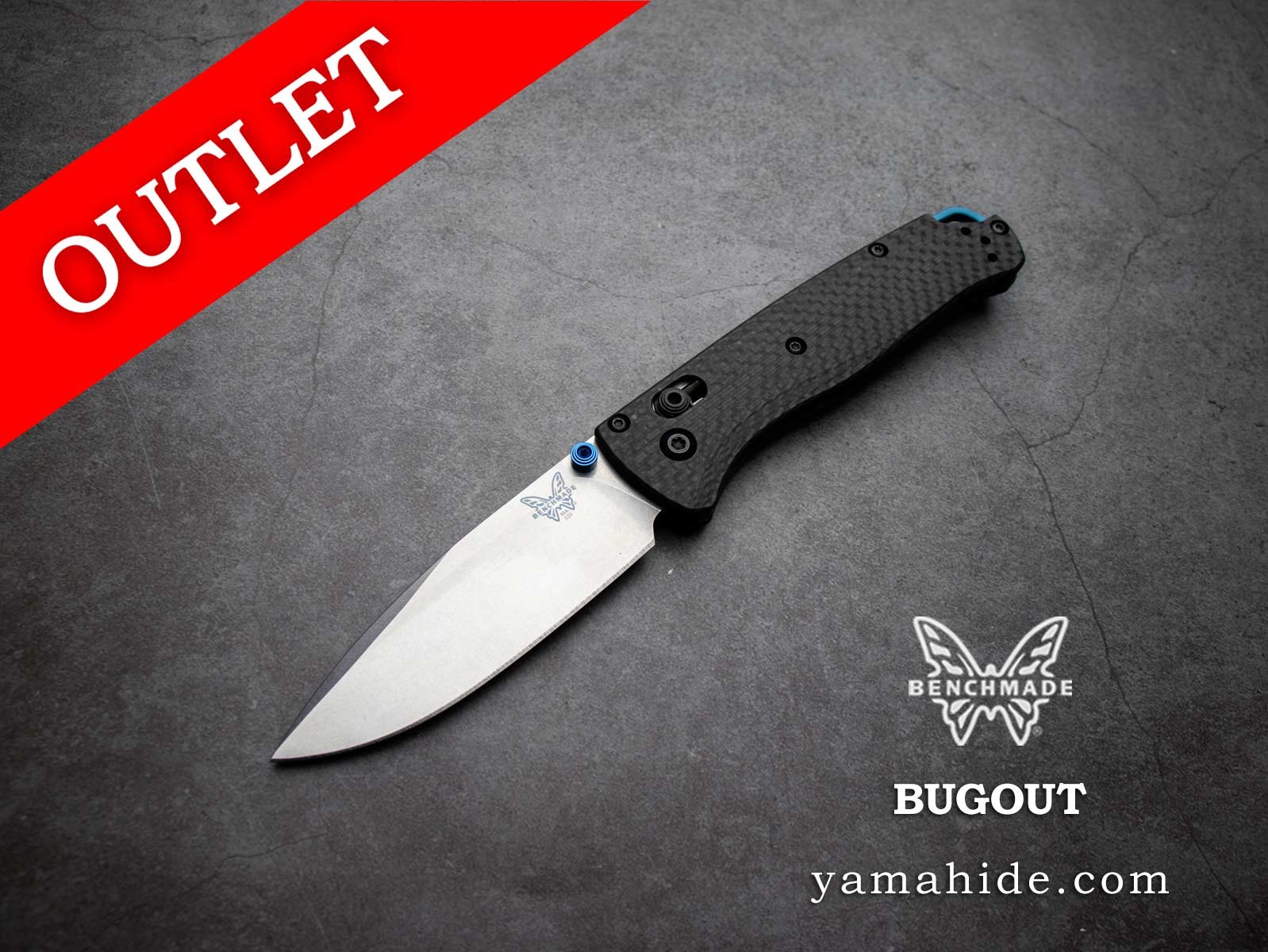 Outlet 5% Off Benchmade 535-3 Bugout Carbon Fiber Folding Knife