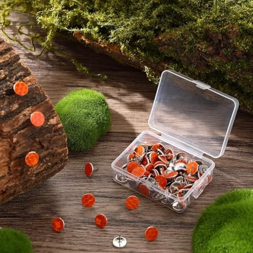 100 Reflective Tacks Trail Marking Tacks Glow Reflective Mark Trail Markers Thum