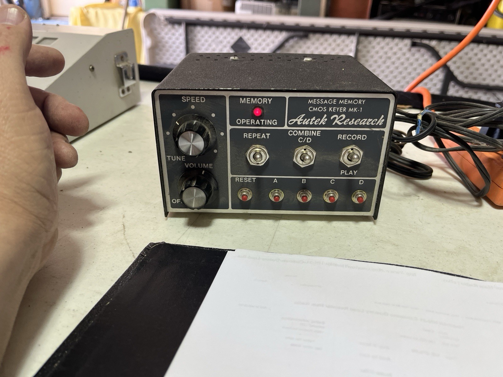RARE - Autek Research Message Memory Electronic Keyer Model MK1