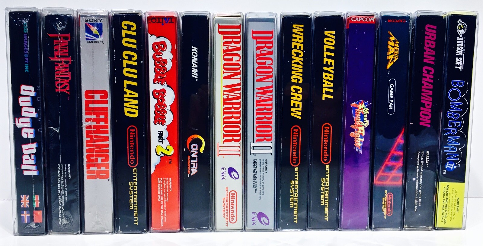1x Box Protectors for NINTENDO NES Video Game Boxes! Clear Display Cases CIB New