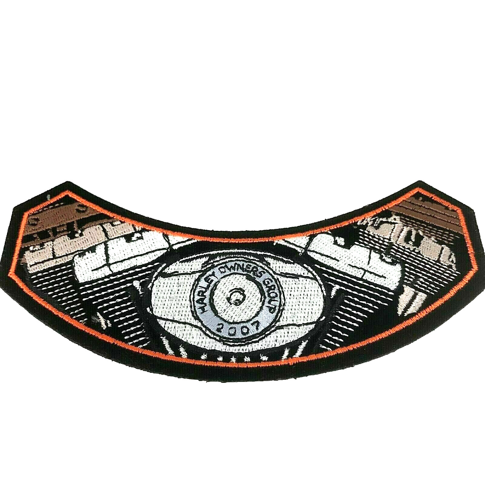 Harley Davidson Owners Group HOG Rocker Patch 2007 Vest Jacket V-twin
