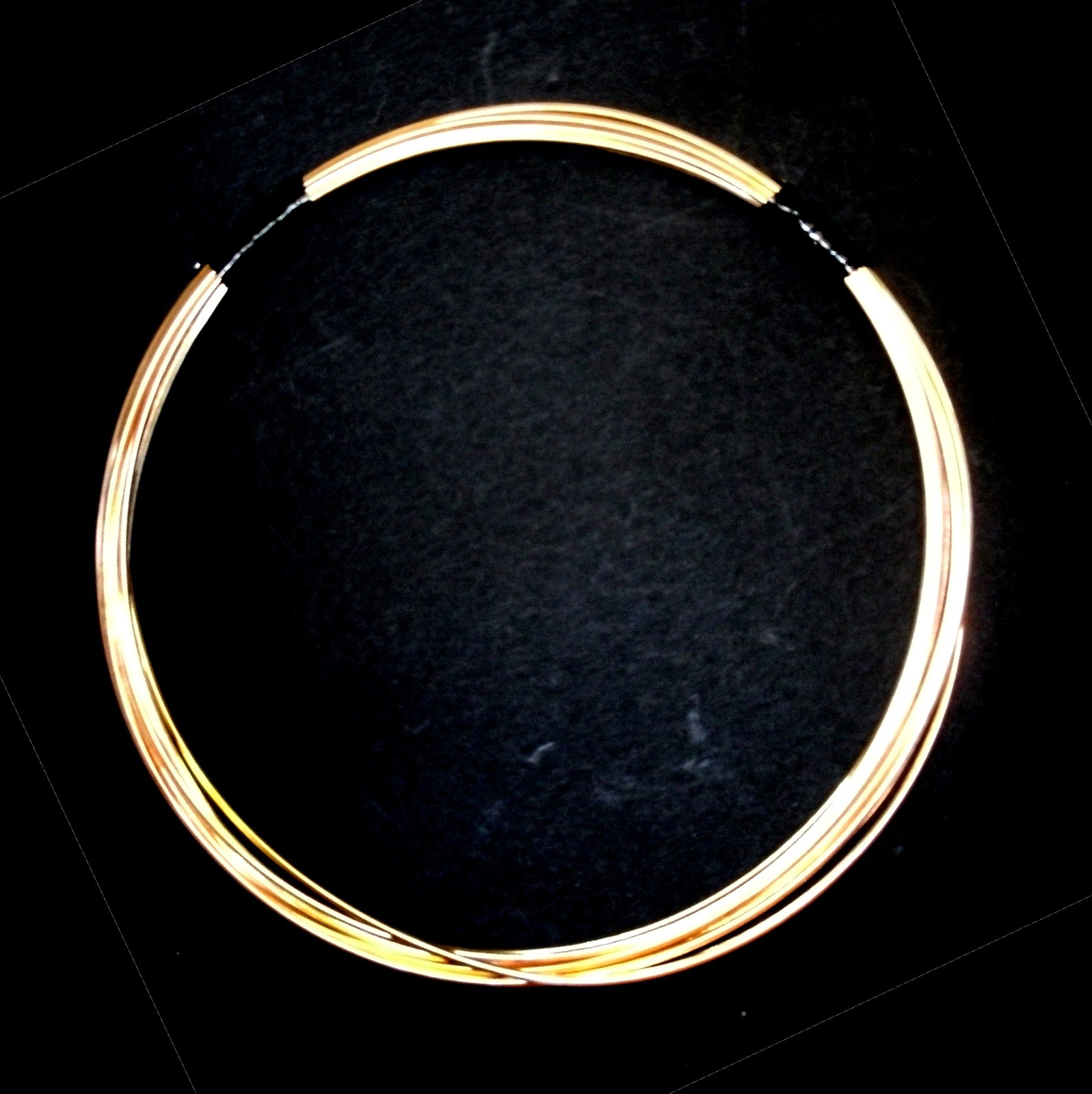 10 FT Jeweler's Bronze for wire wrapping, 22G Round DS - 14K Gold alternative!